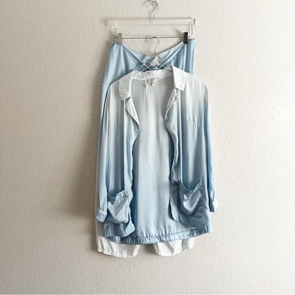 Amanda Bond Tops - AMANDA BOND Rare Two Piece Set Hand Dyed 100% Silk Size Medium